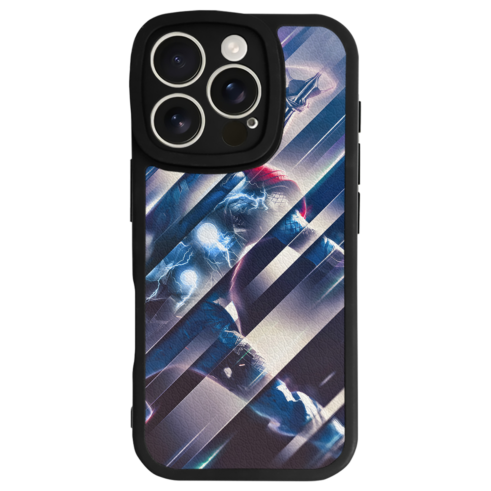 （画像用） アベンジャーズ The Avengers 【iPhone 16シリーズ対応】シリコンスマホケース（レザー調） 材質：シリコン